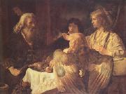 Abraham and the three Angels (mk33) Jan victors